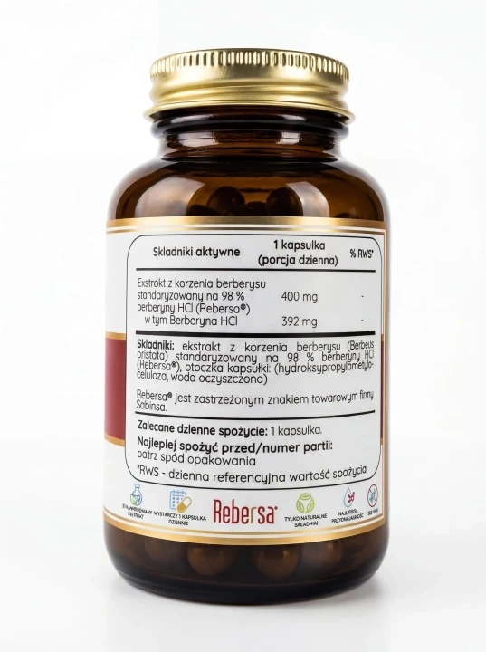 Berberyna Rebersa Avlivia - etykieta, skład, dawka.