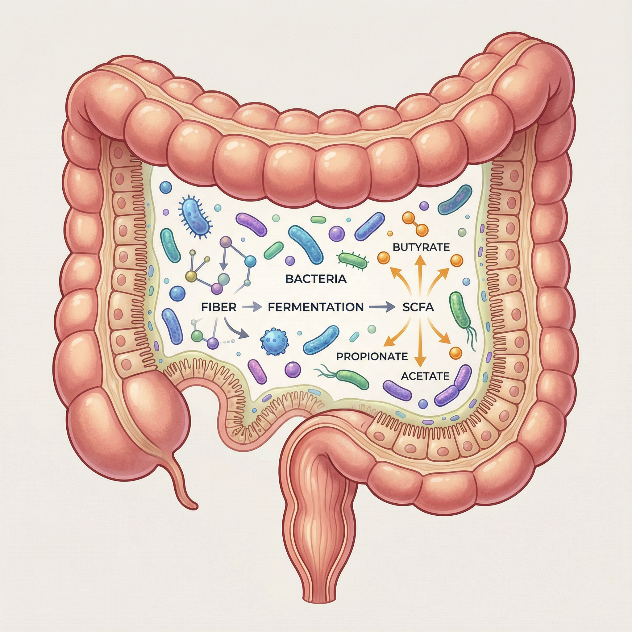 Mikrobiota jelitowa - bakterie produkujące kwas masłowy