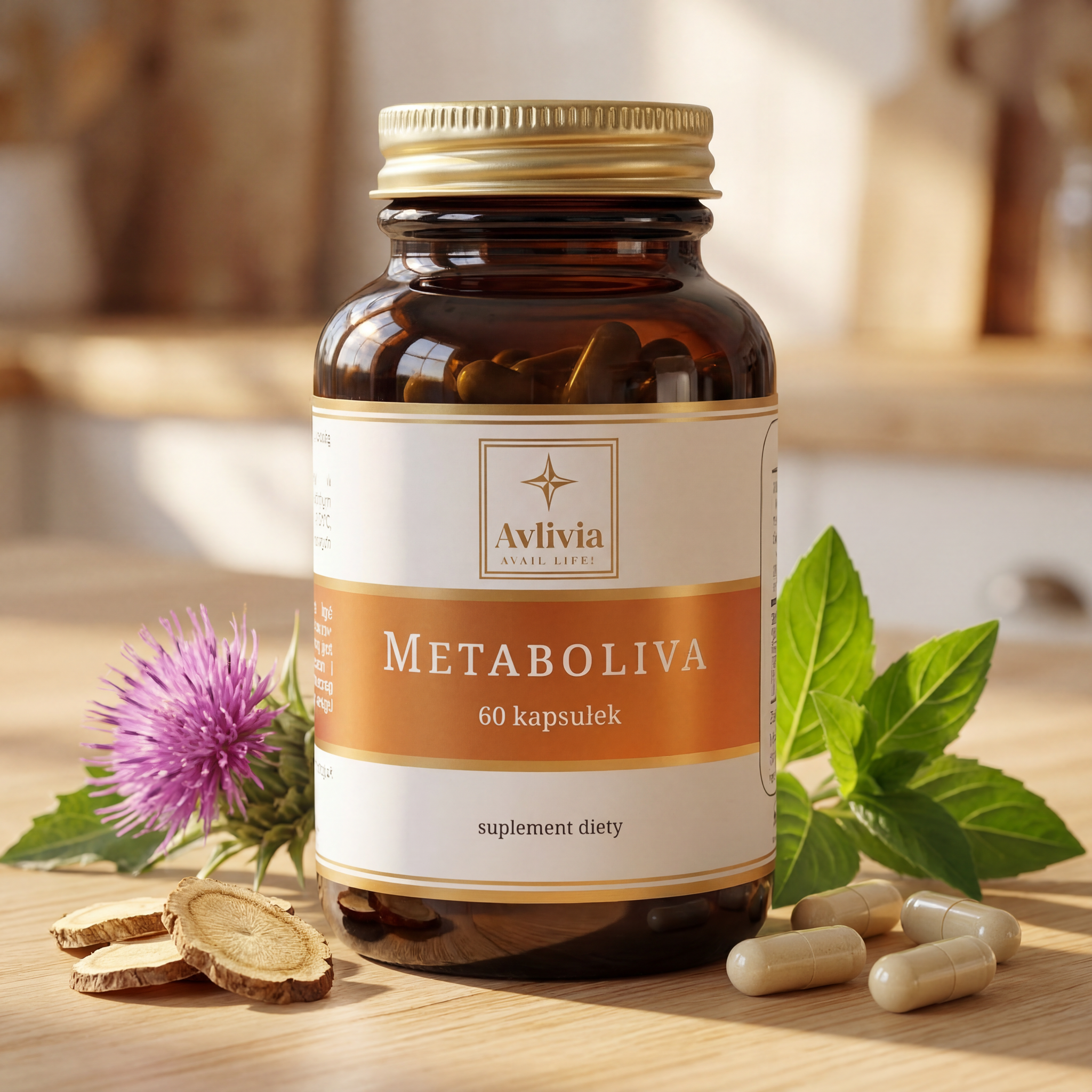 Opakowanie suplementu Metaboliva Avlivia