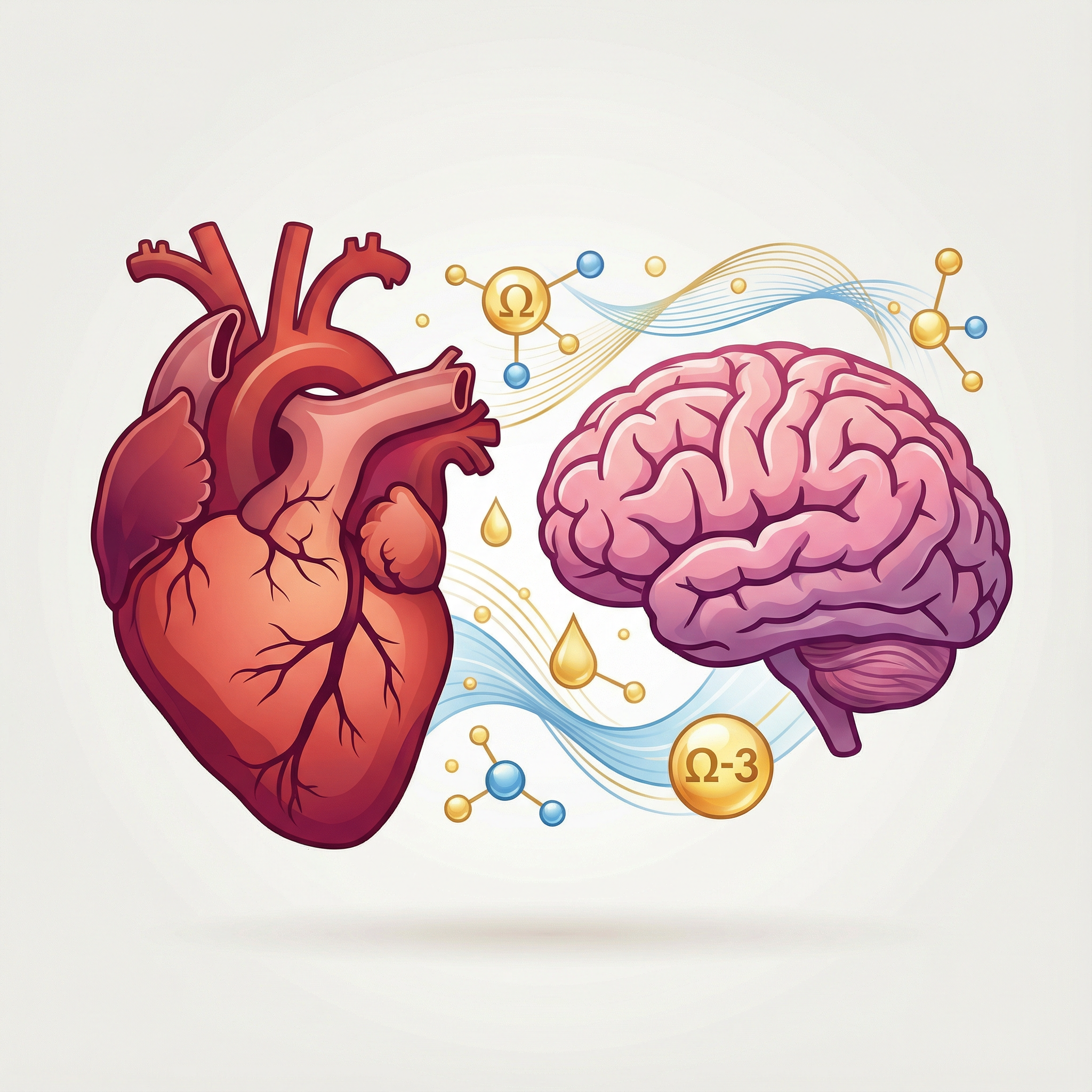 Serce i mózg - EPA i DHA wspierają układ krążenia i funkcje poznawcze